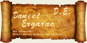 Daniel Ergarac vizit kartica